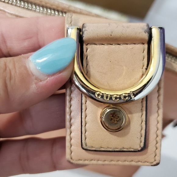 GUCCI Authentic Guccissima monogram GG pink zip wallet - Picture 13 of 15